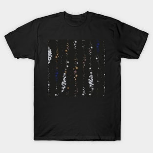 Stars gold and navy shining T-Shirt